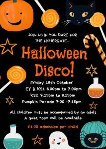 FoF EY and KS1 Halloween Disco