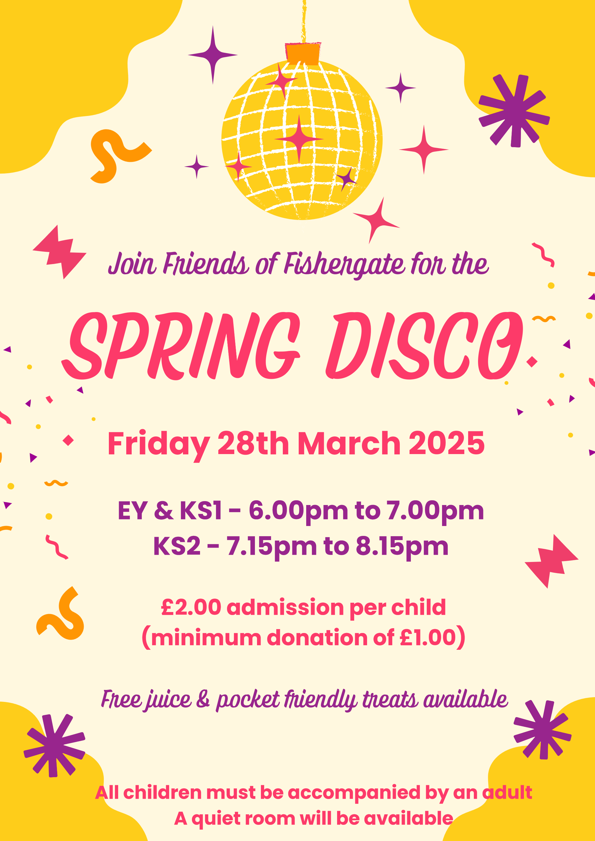 FofF Spring Disco - EY&KS1